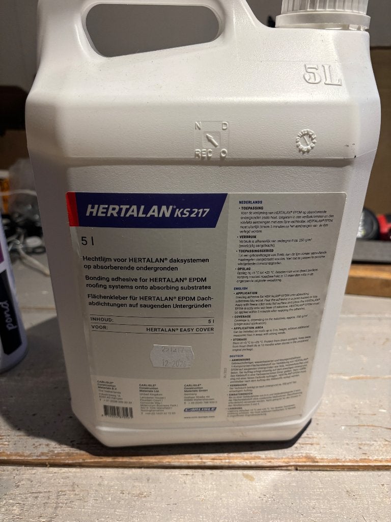 Hertalan KS217 EPDM lijm, Overige materialen, Overige kleuren, Overige typen, Nieuw
