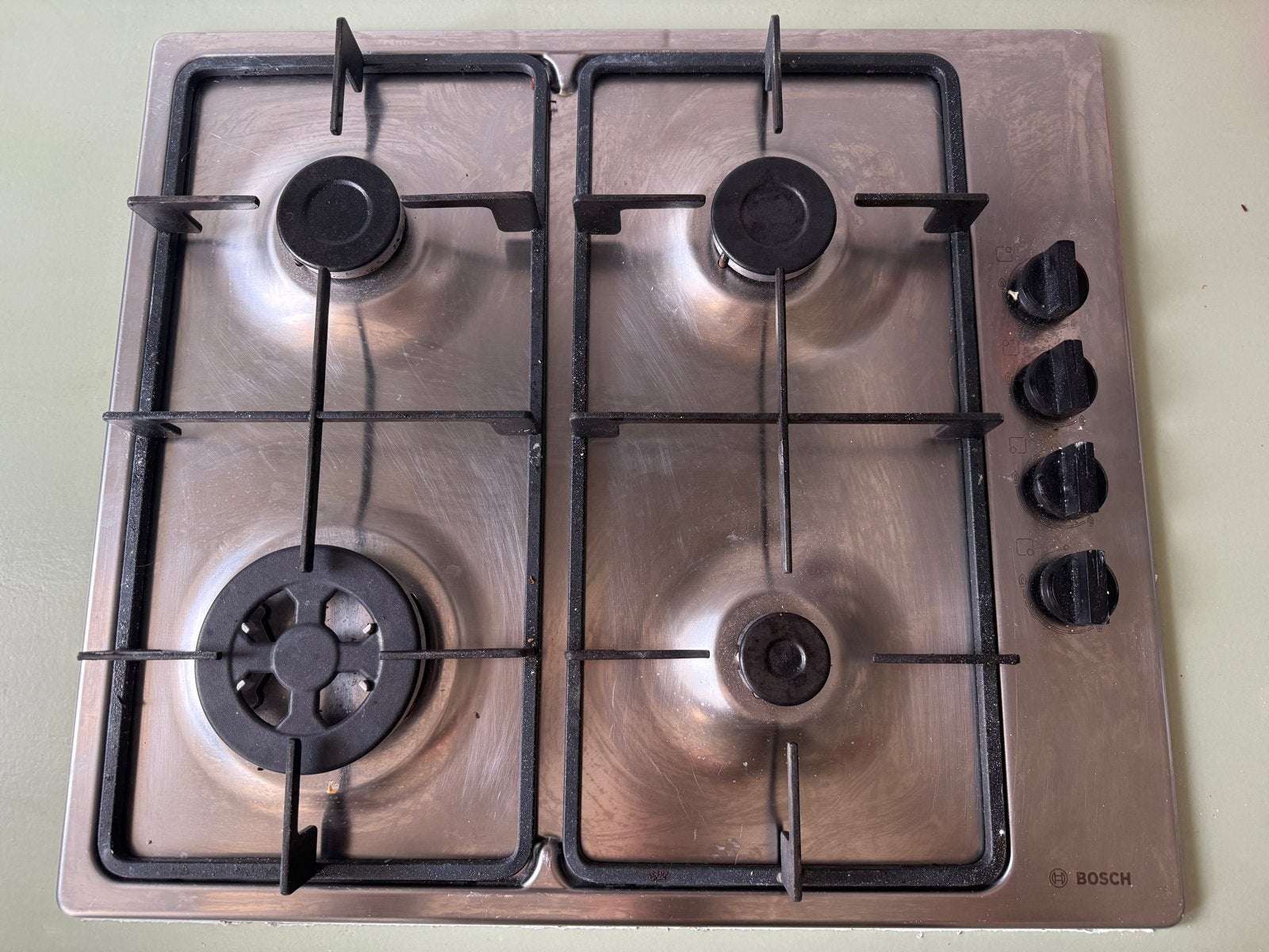 Bosch PBH6B5B60N Gasfornuis - 4 pits, Witgoed en Apparatuur, Ophalen, Gebruikt, 4 kookzones, Inbouw