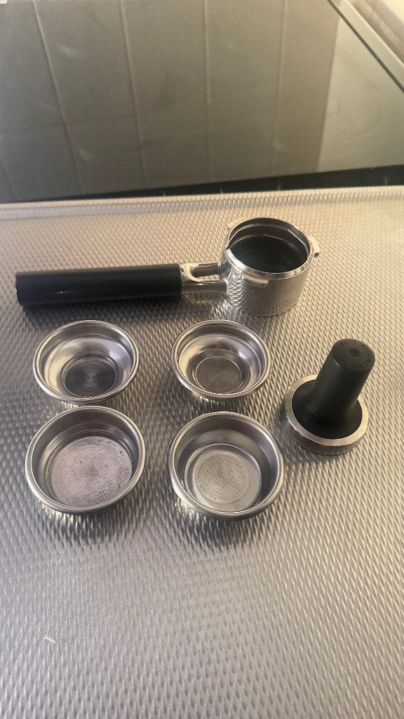 KitchenAid portafilter 6-delige set (Artisan 5KES6503 serie), Witgoed en Apparatuur, 1 kopje, Ophalen of Verzenden, Zo goed als nieuw