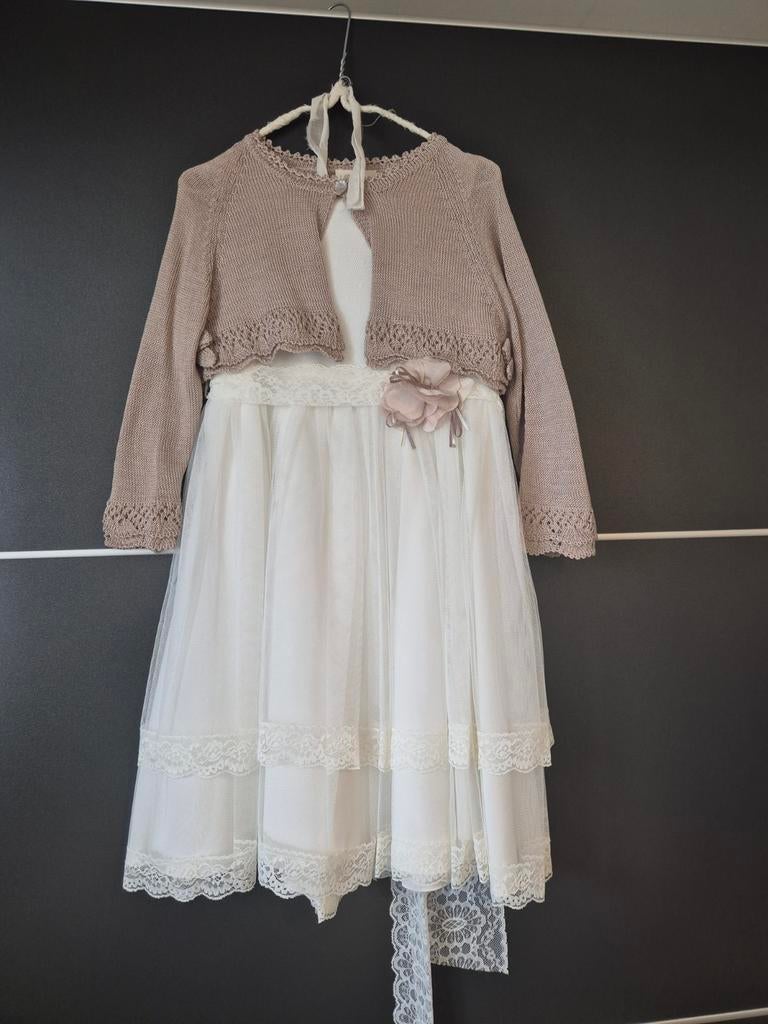 NIEUW Communie/lente jurk met vestje en schoenen, Ophalen of Verzenden, Nieuw, Unisa schoenen, Meisje