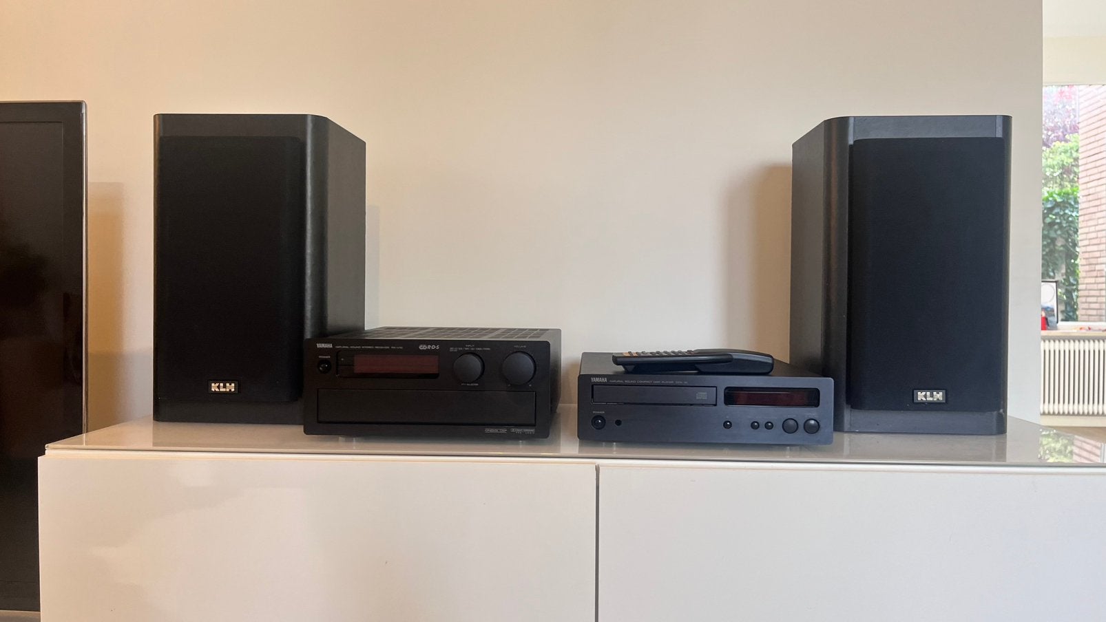 Yamaha cdx-10, rx-v10, KLH model av 2001 vintage stereoset, 70 watt of meer, Zo goed als nieuw, Overige spelers, Ophalen