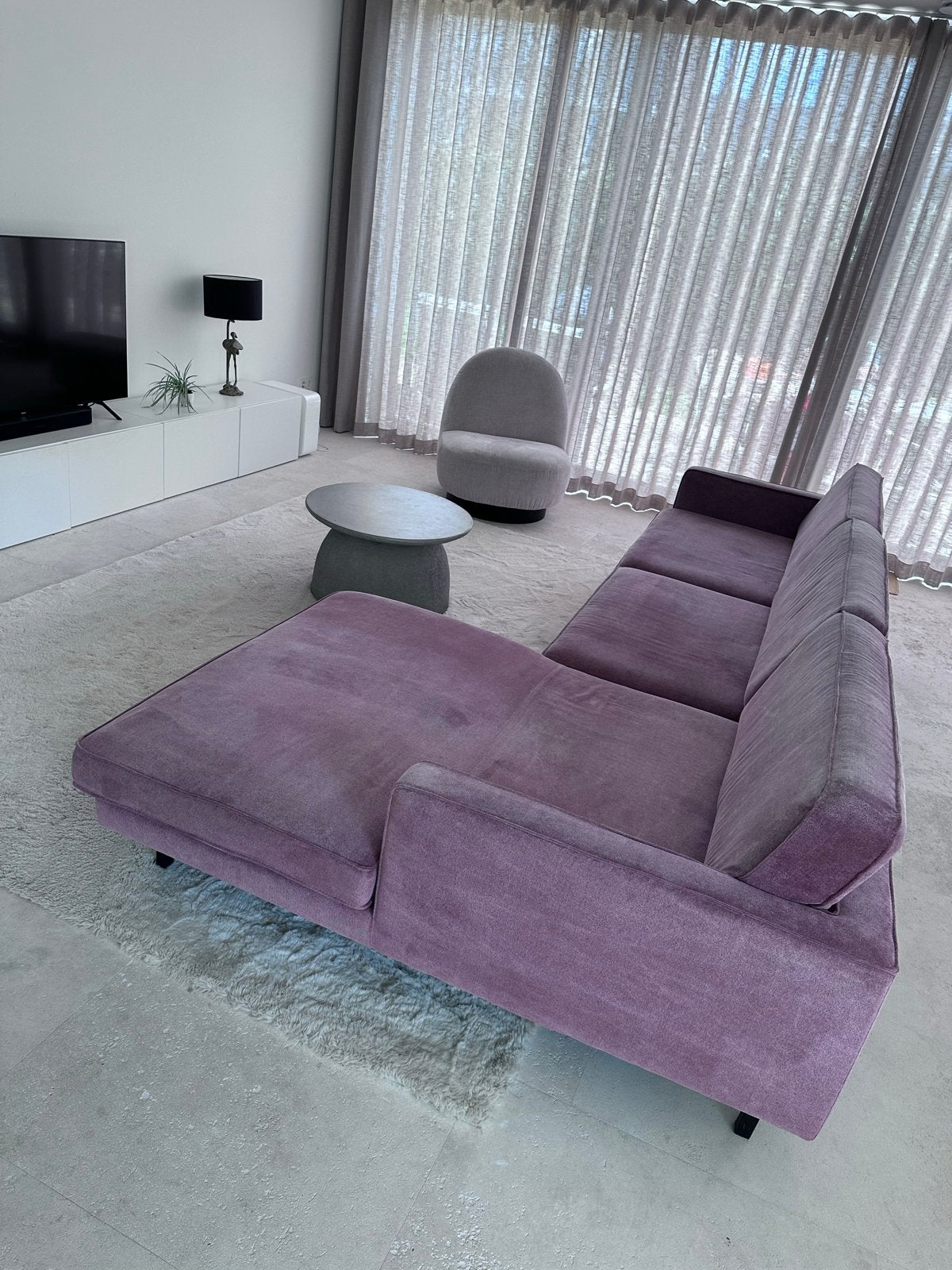 Comfortabele hoekbank met koudschuim kussens - 5 jaar oud, Huis en Inrichting, Banken | Bankstellen, Ophalen, Gebruikt, 125 tot 150 cm