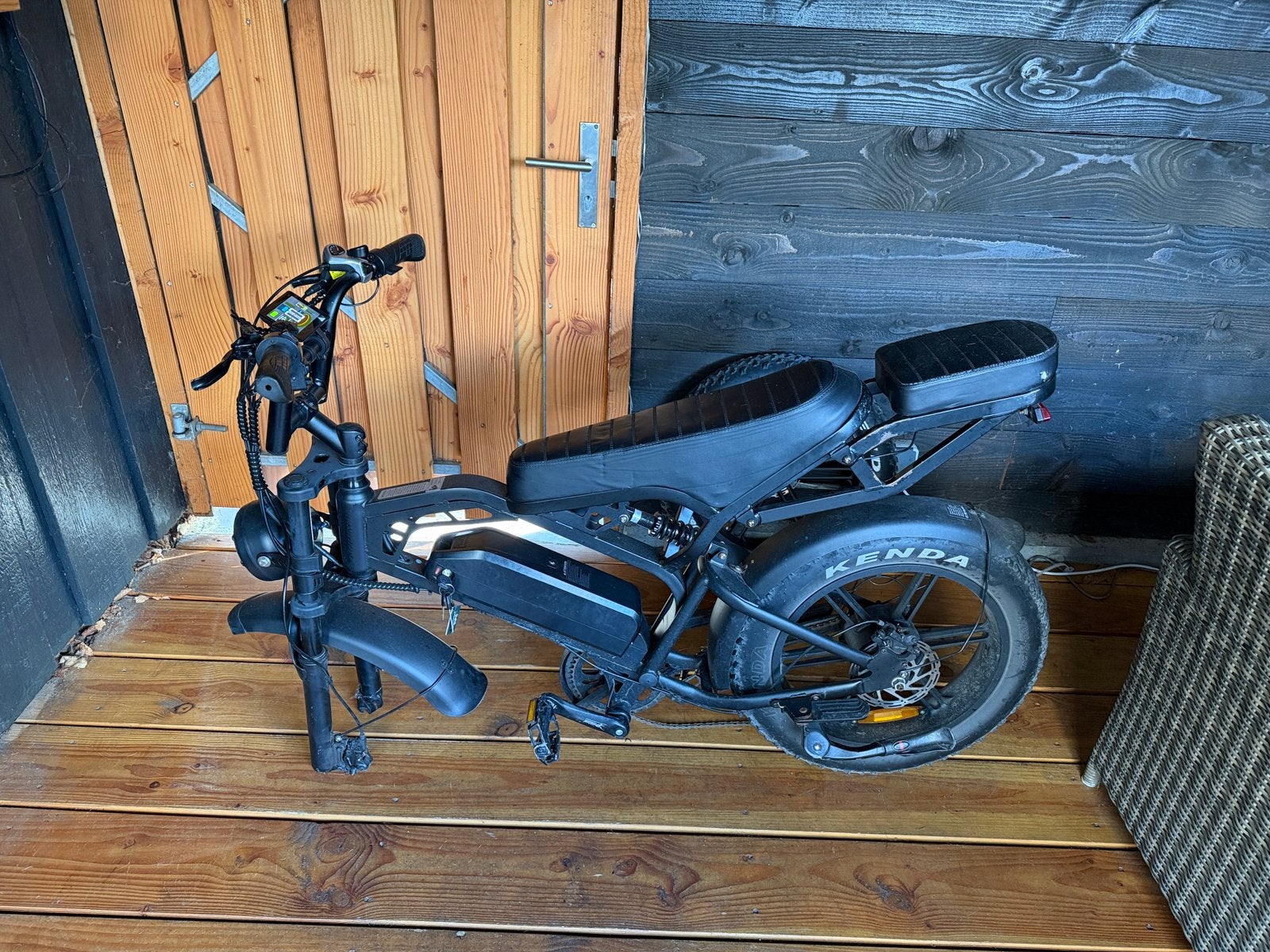 Fat bike met schade aan voorvork, Ophalen, Gebruikt, 50 km per accu of meer, Overige merken