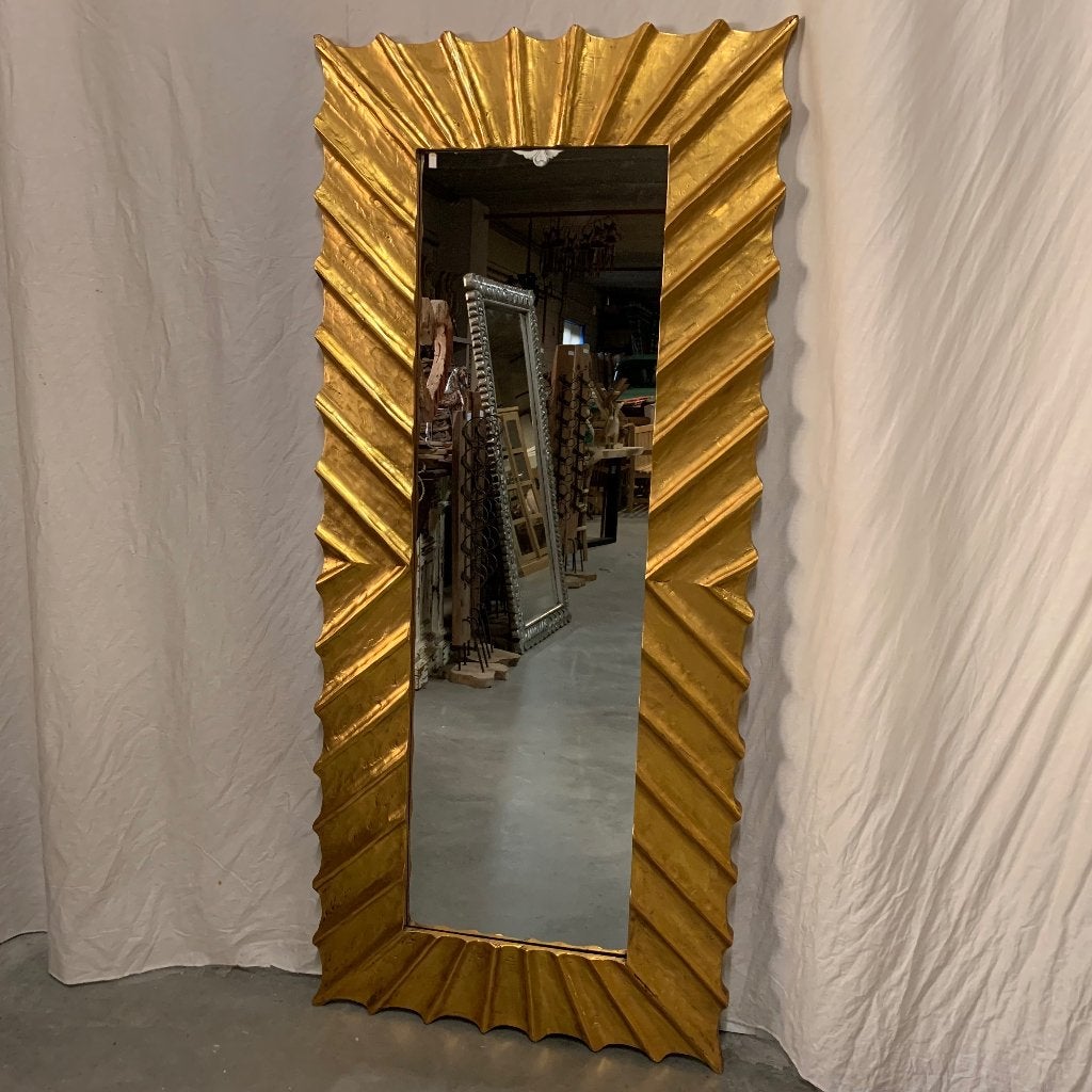 houten spiegel goud - 180 x 80 cm - Gratis bezorgd, TTM Wonen, Meubels – (Perzische) Tapijten en Woonaccessoires, Taag 63, 2491 CS, Den Haag (Forepark)