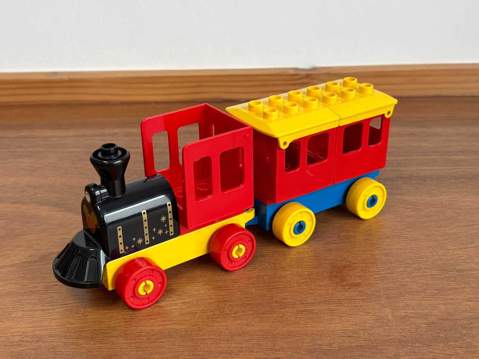 Duplo duwtrein met wagon 3, Ophalen of Verzenden, Zo goed als nieuw, Duplo