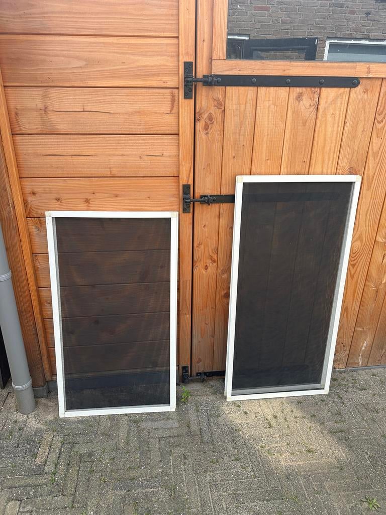Raamhorren - twee maten, Doe-het-zelf en Verbouw, Deuren en Horren, Ophalen, Gebruikt, Minder dan 80 cm, Overige typen