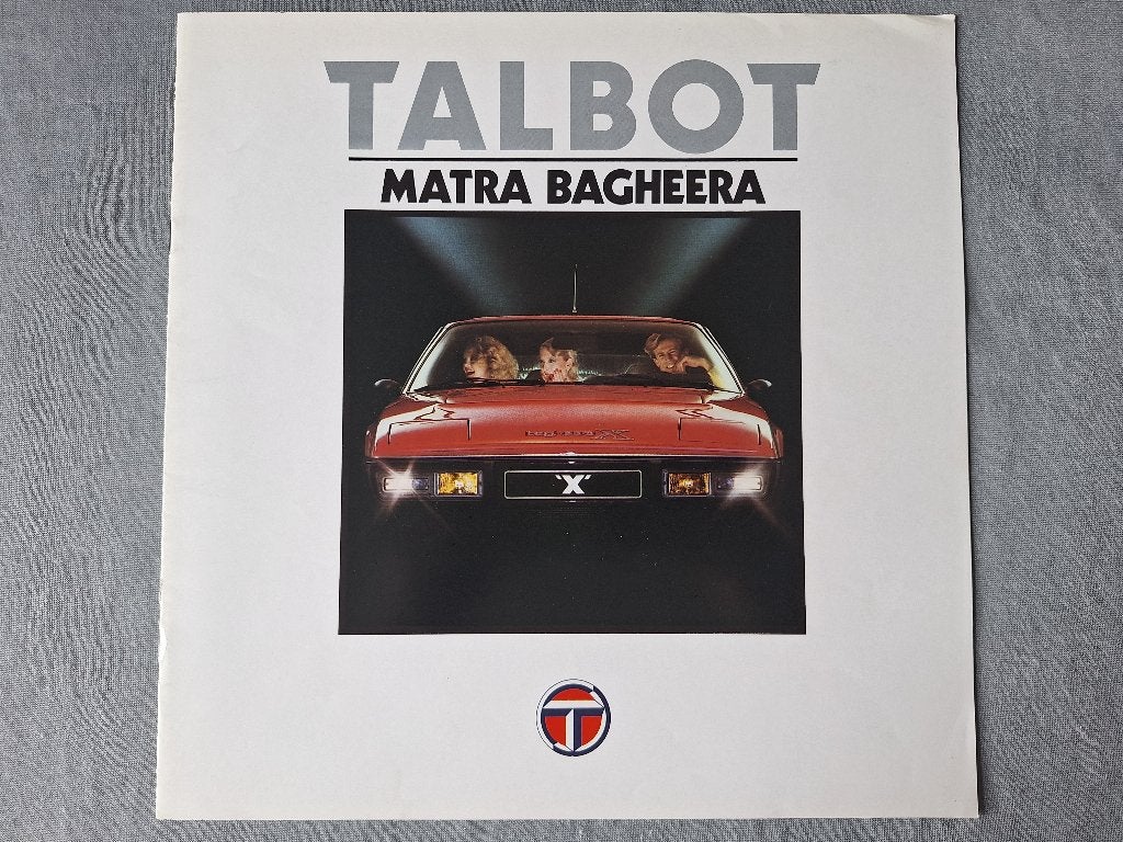 Brochure TALBOT MATRA BAGHEERA - 1979 NL, Verzenden, Gelezen, Overige merken