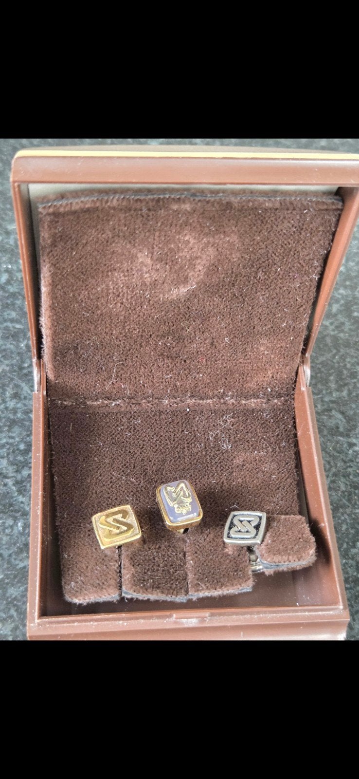 Unieke AH jubileum spelden set (12.5/25/40 jaar) 14k, Ophalen of Verzenden