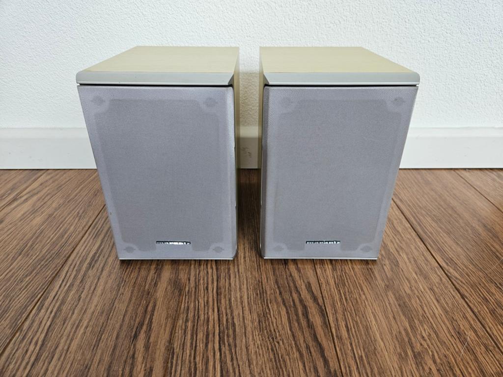 Marantz boekplank luidsprekers, Ophalen of Verzenden, 60 tot 120 watt, Front, Rear of Stereo speakers, Overige merken