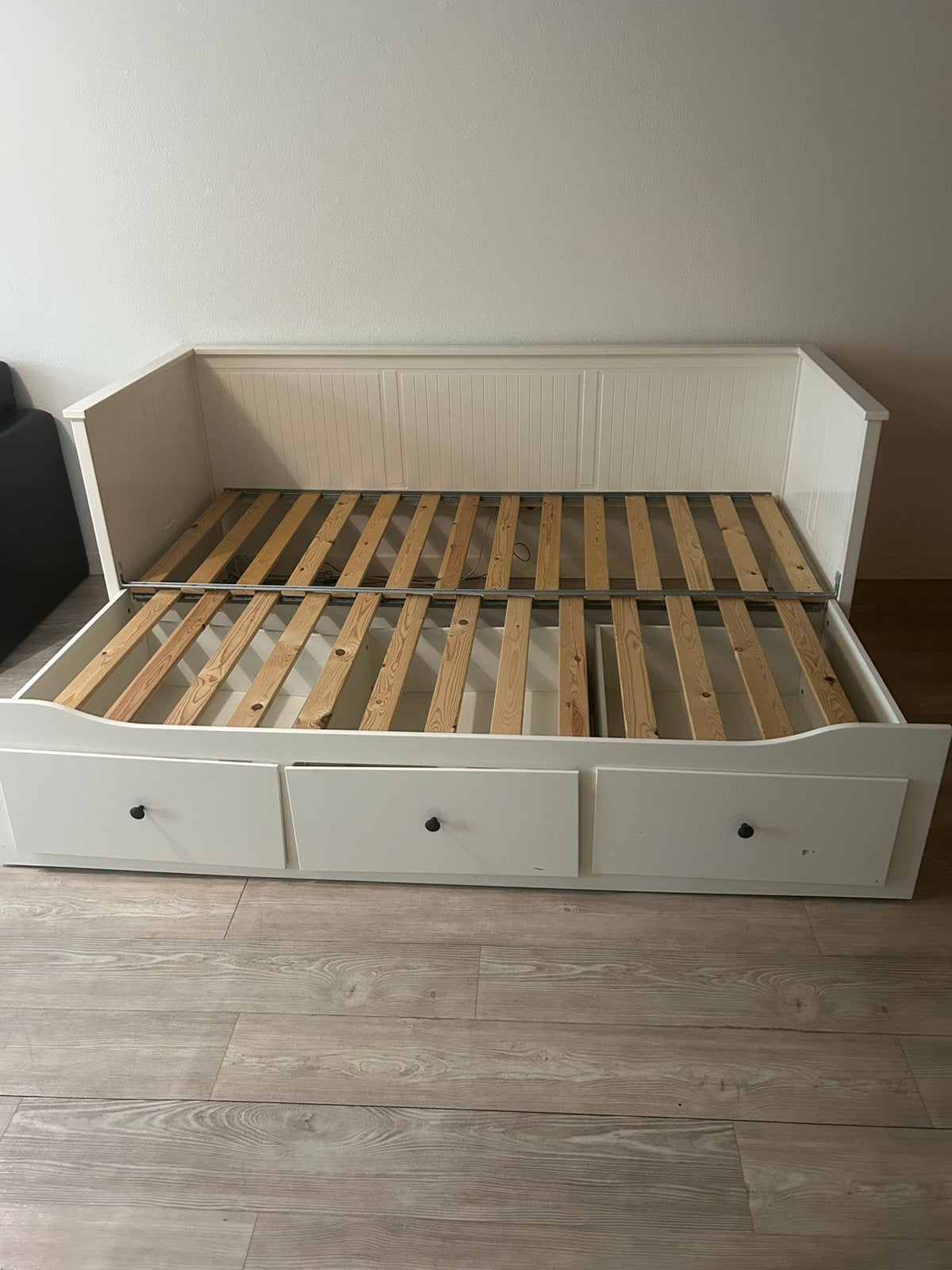 Bed, Huis en Inrichting, Slaapkamer | Bedden, Ophalen, Gebruikt, 90 cm, Eenpersoons