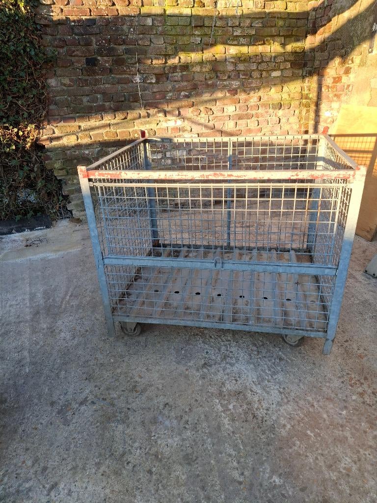2x Gitterbox, Gaascontainer, Gaasbak, Ophalen, Gebruikt, 100 cm of meer, 60 cm of meer
