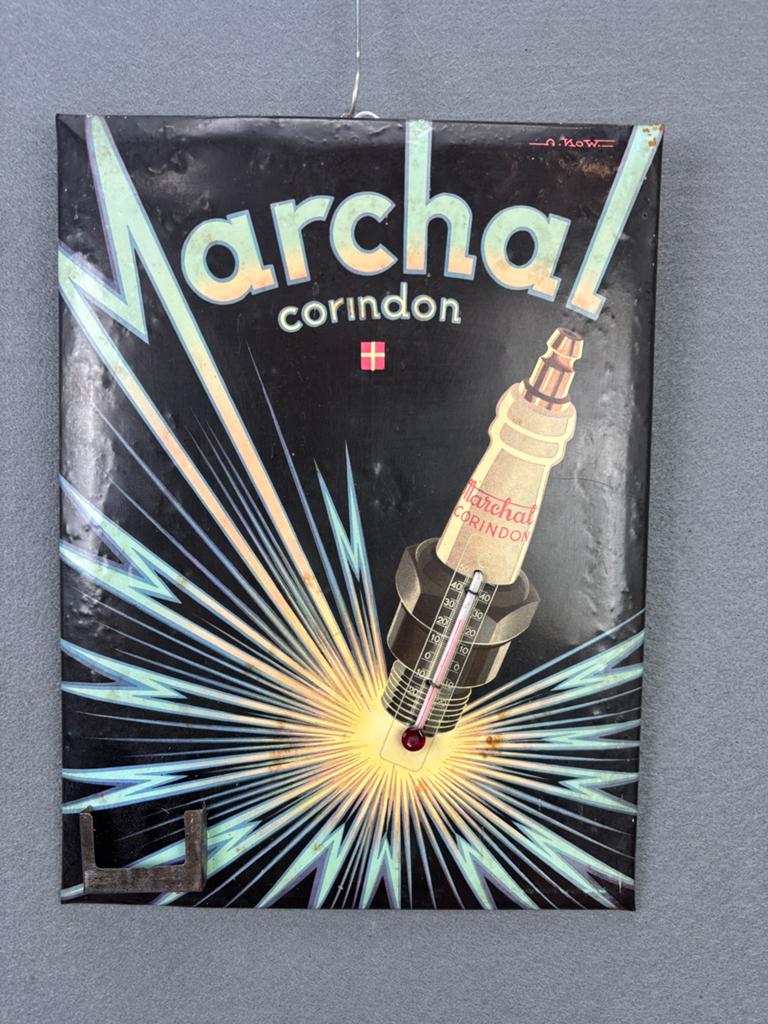SEV MARCHAL thermometer R Plas Paris France, Reclamebord, ., Ophalen of Verzenden, Zo goed als nieuw