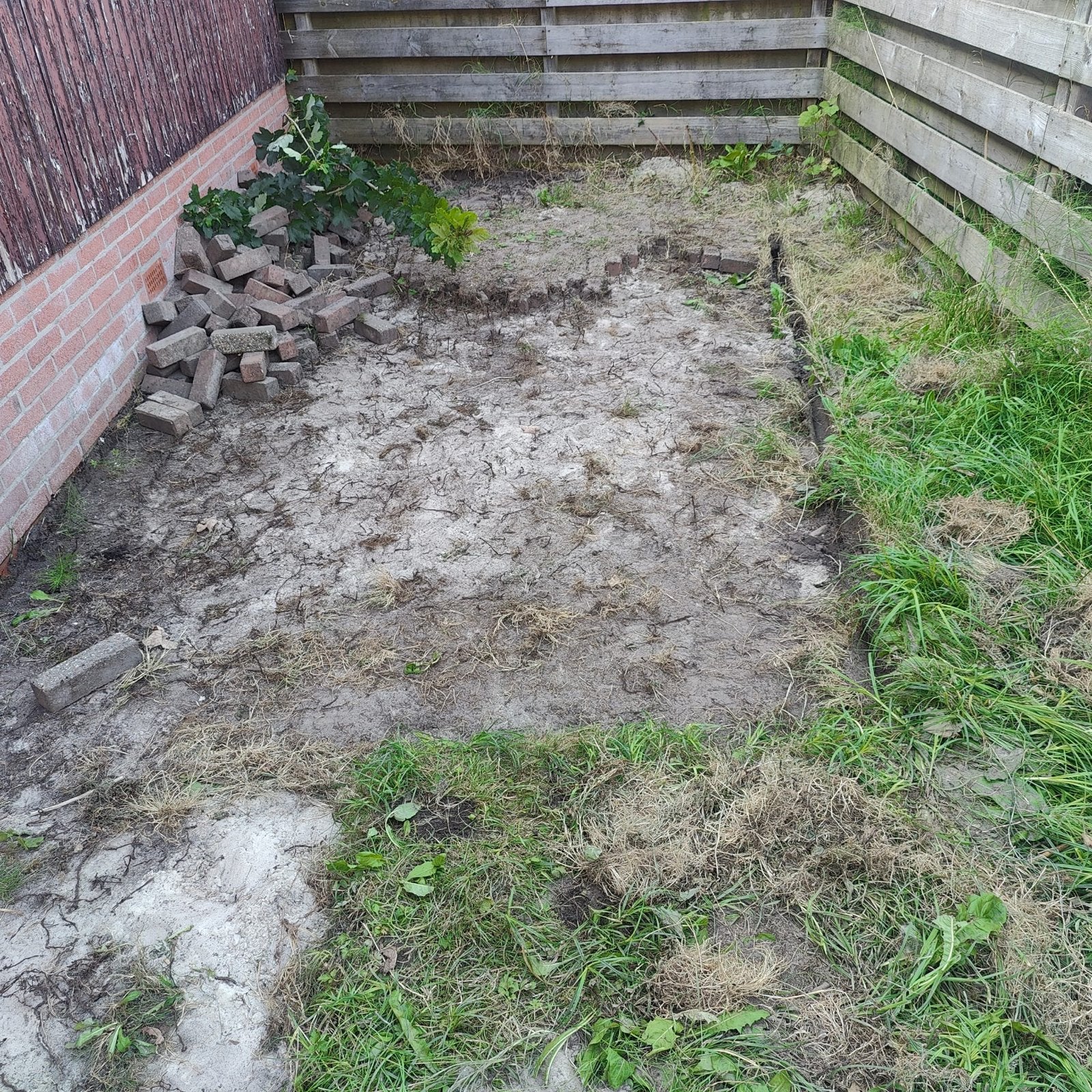 Gratis klinkers, ongeveer 8m2, Tuin en Terras, Ophalen, Gebruikt, Klinkers, 5 tot 10 m²