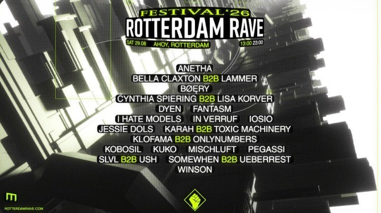 4x rotterdam rave festival tickeds, Tickets en Kaartjes, Evenementen en Festivals, Drie personen of meer