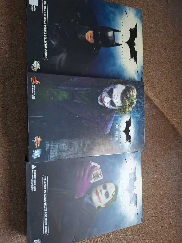 batman en jokers hot toys nieuw the dark knight, Ophalen of Verzenden, Nieuw, Film, Actiefiguur of Pop