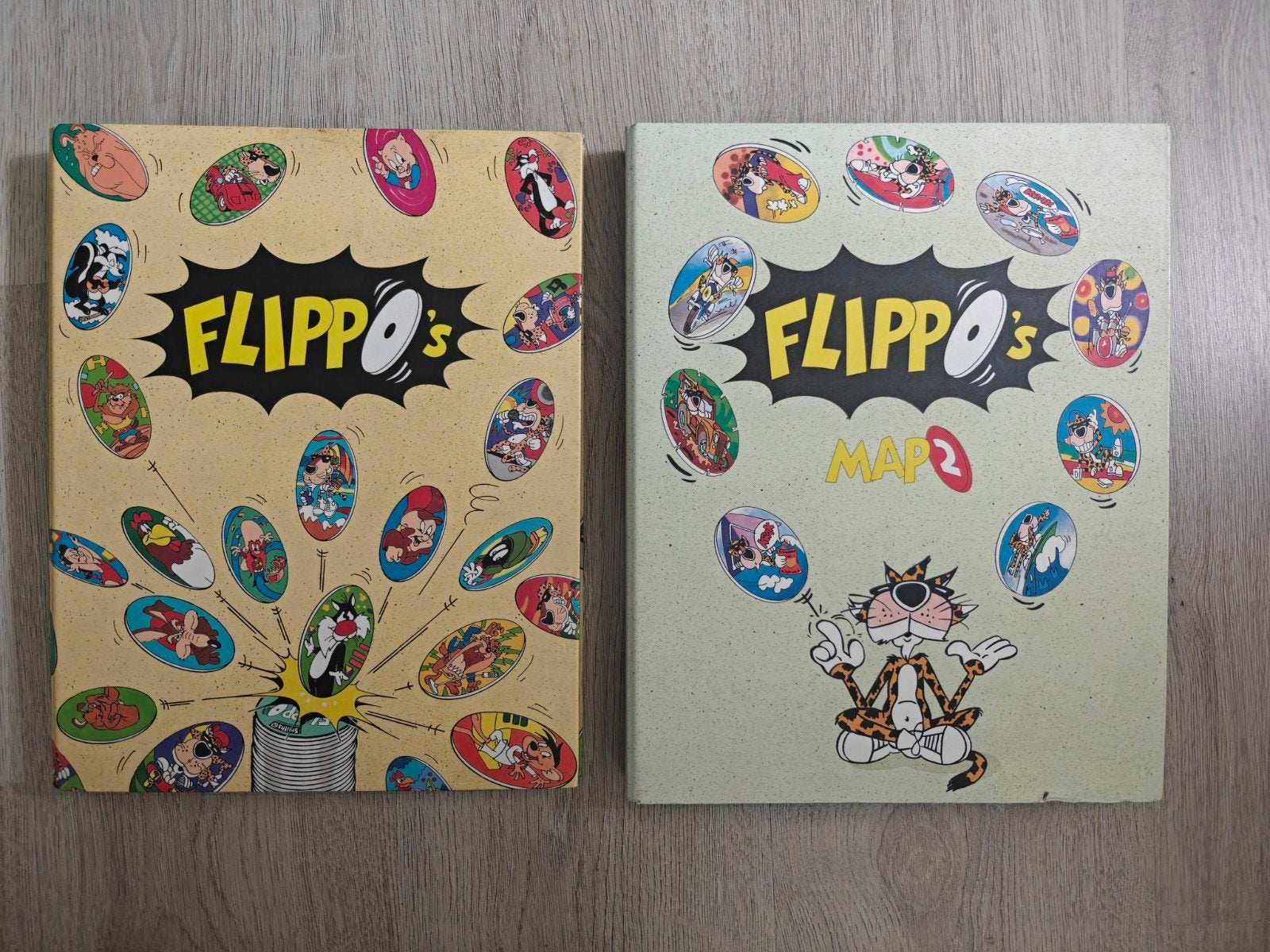Flippo's Map 1 en 2, Verzamelen, Ophalen of Verzenden, Verzameling, Met verzamelmap(pen)