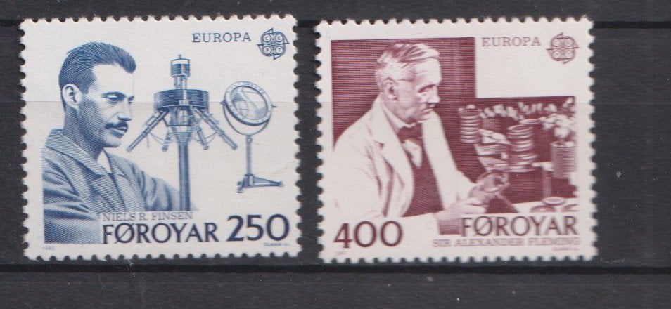 Føroyar (Faeröer) 1983; Europa Cept, Mi 84-85.** PF., Ophalen of Verzenden, Denemarken, Postfris