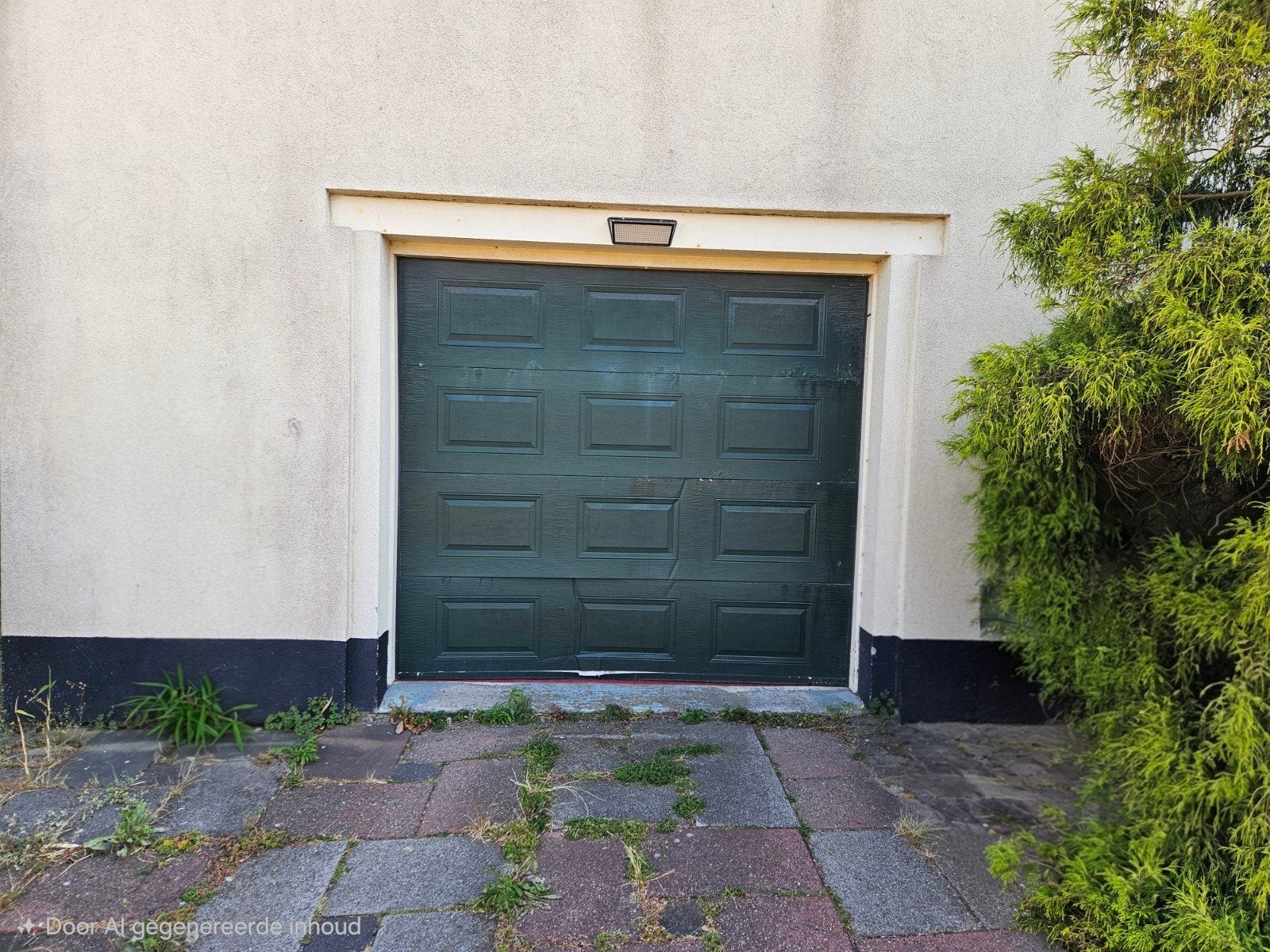 Garagedeur met elektrische opener en afstandsbediening, Ophalen, Gebruikt, 120 cm of meer, Garagedeur