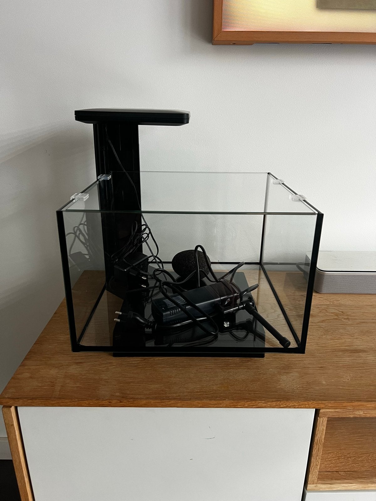 SuperFish QubiQ 20 Zwart, Ophalen, Leeg aquarium