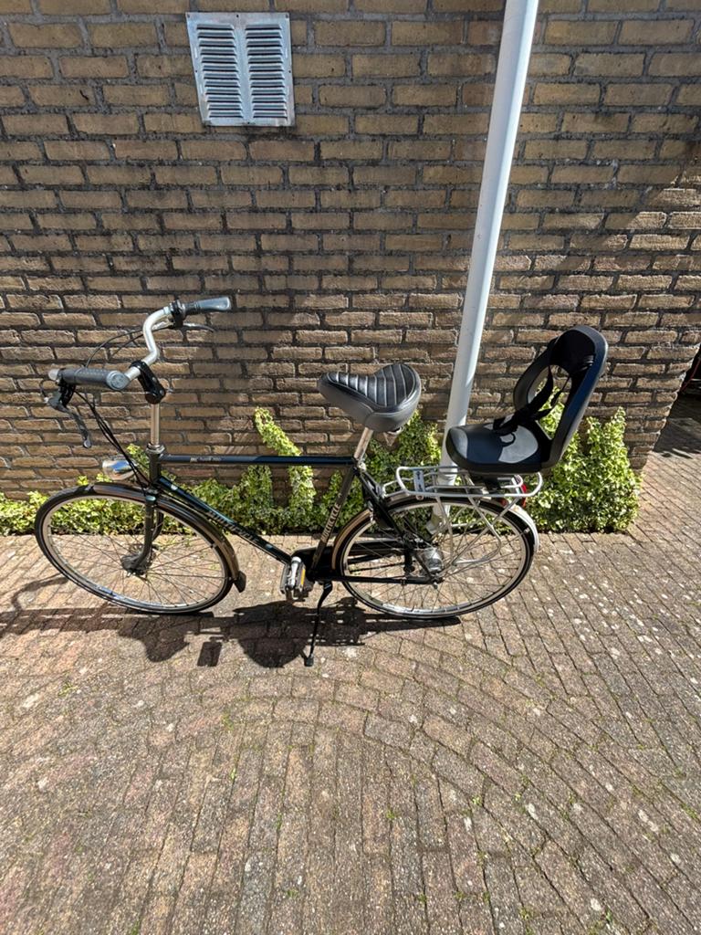 Fiets, Fietsen en Brommers, Fietsen | Tandems, Zo goed als nieuw, Minder dan 10 versnellingen, 55 cm of meer, Ophalen