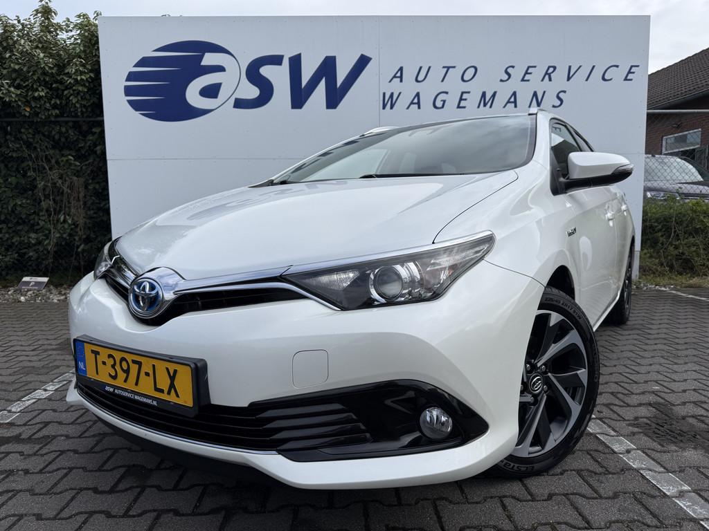 Toyota Auris Touring Sports 1.8 Hybrid Executive | Trekhaak, Gebruikt, Met garantie (alle), Wit, Hybride Elektrisch/Benzine
