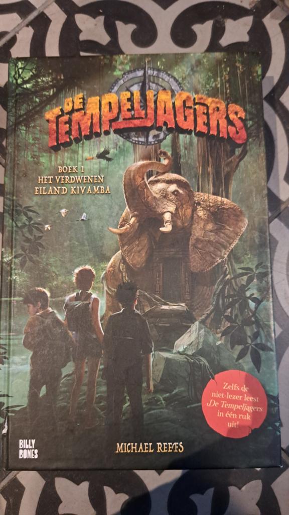 De Tempeljagers - Het Verdwenen Eiland Kivamba (Boek 1), Ophalen of Verzenden, Gelezen, Michael Reefs, Fictie algemeen