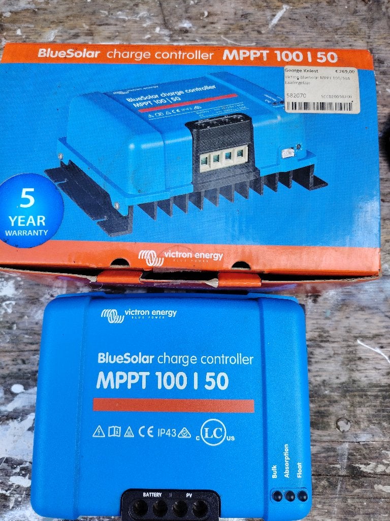 Te koop Victron Blue Solar MPPT 100/50 controller., Ophalen, Zo goed als nieuw, Overige merken, Omvormer