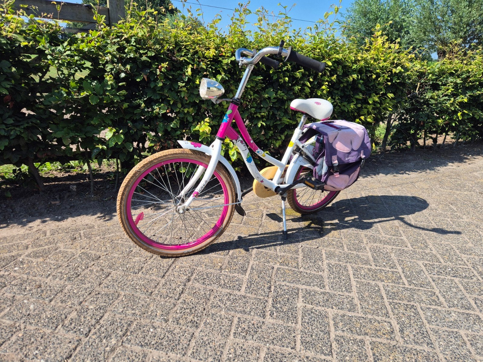 Leuke meisjesfiets 20 inch, Fietsen en Brommers, Ophalen, Zo goed als nieuw, Terugtraprem, 20 inch
