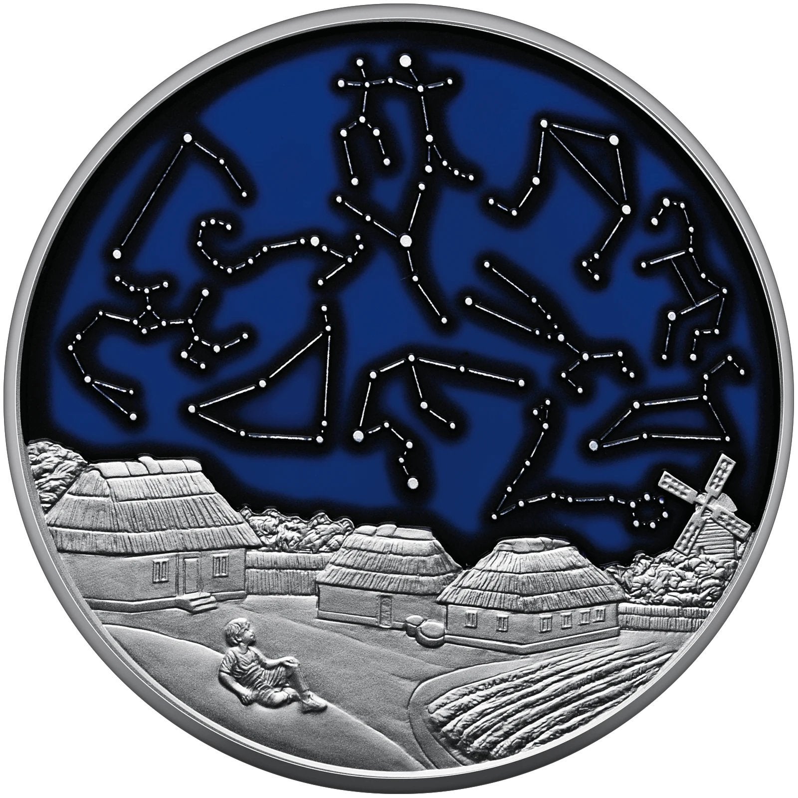 Zilveren 10 UAH Zodiac Oekraïne 2025 Ag 925, Ophalen, Overige landen, Losse munt, Zilver