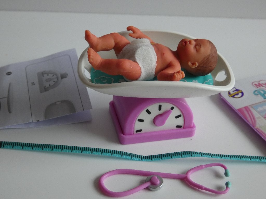 My mini baby, serie 2, weegschaal., Ophalen of Verzenden, Zo goed als nieuw