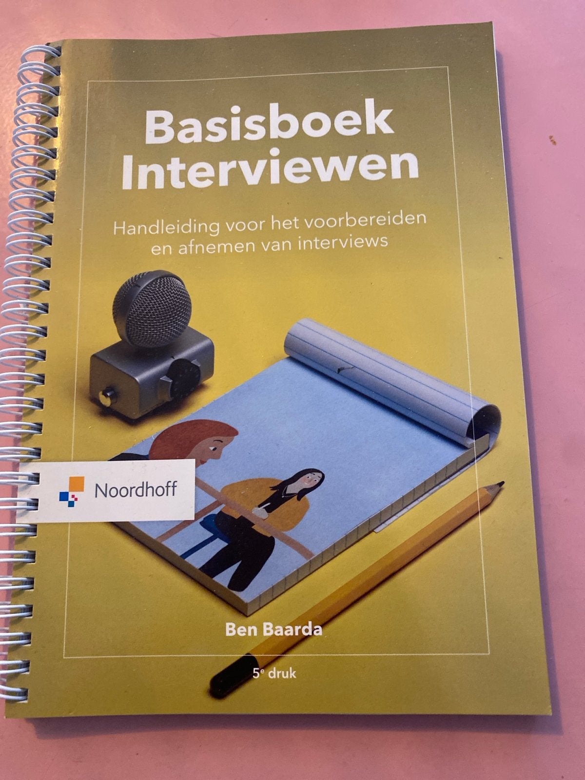Basisboek Interviewen - Ben Baarda (5e druk), Ophalen of Verzenden, Gamma, Zo goed als nieuw, HBO