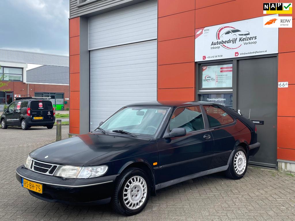 Saab 900 Coupé 2.3 S Carlsson APK CNTRL NAP ELEK RAMEN, Gebruikt, Zwart, Origineel Nederlands, Handgeschakeld