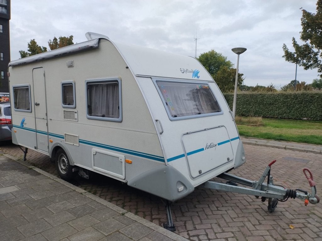 Te koop Eifelland Holiday 460TU, Rondzit, Tot en met 2, 750 - 1000 kg, Voortentlamp
