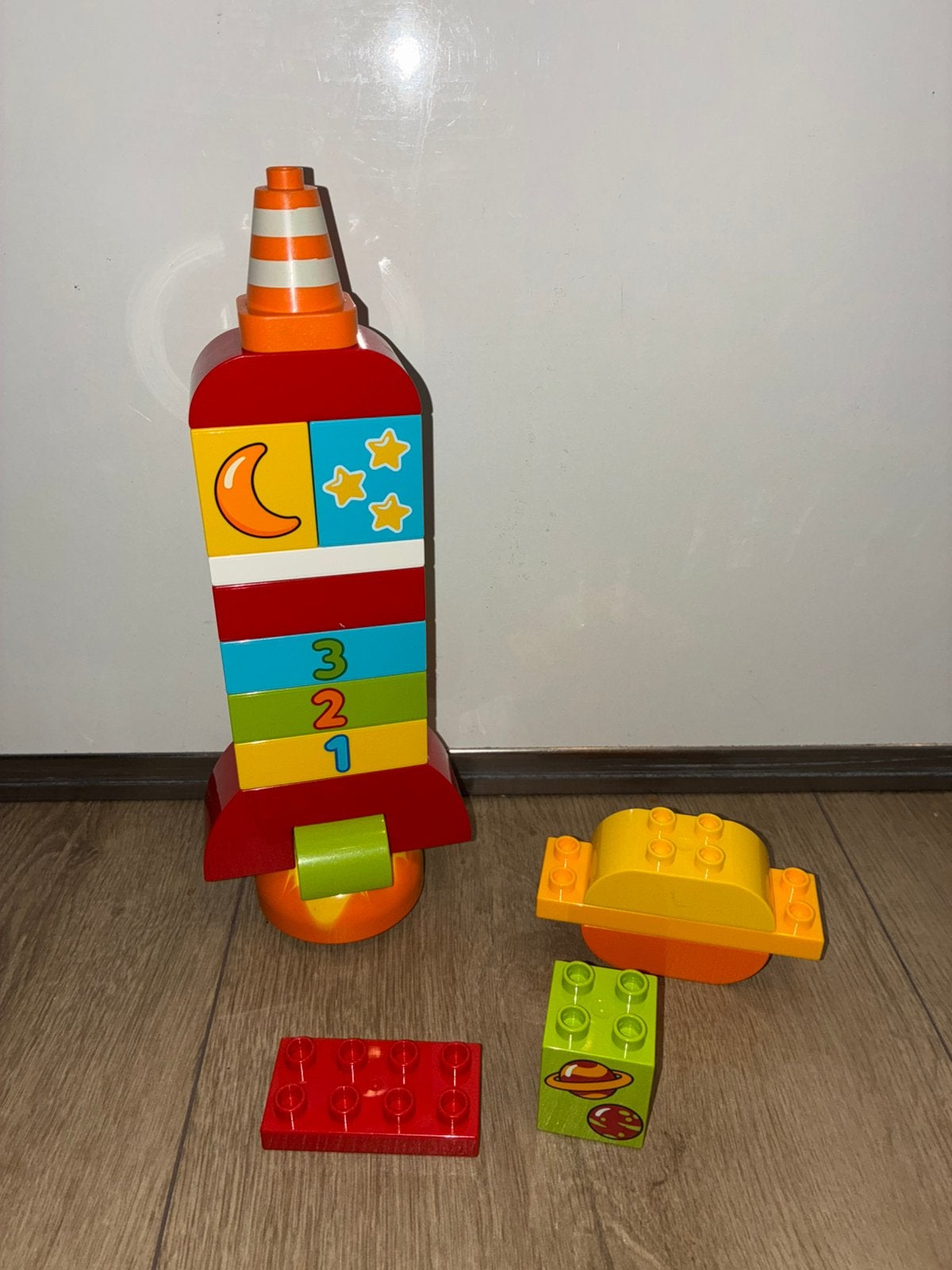 Lego duplo raket, Ophalen of Verzenden, Zo goed als nieuw, Duplo