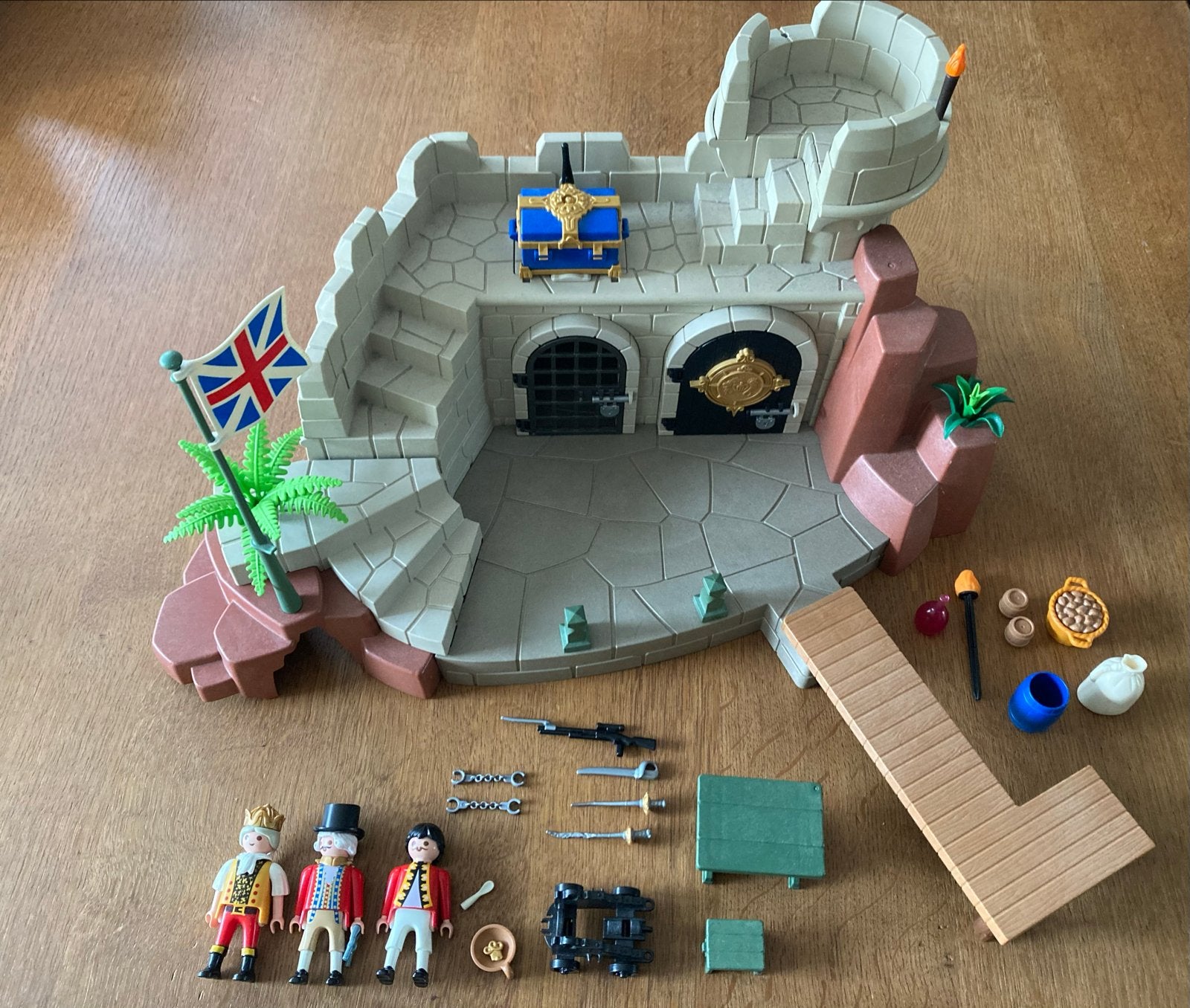 Playmobil 5139 Britse soldatenvesting - Pirates, Pirates, Gebruikt, Gebouw, Complete set