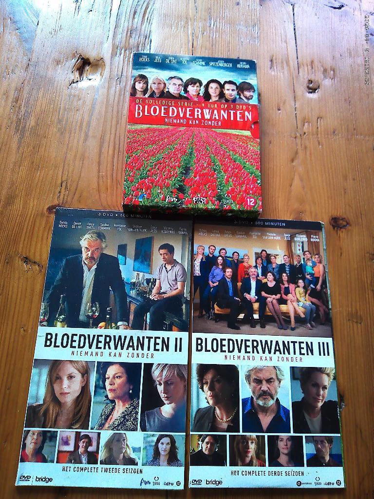 Bloedverwanten seizoen 1 2 en 3 / DVD / serie, Vanaf 12 jaar, Ophalen of Verzenden, Gebruikt