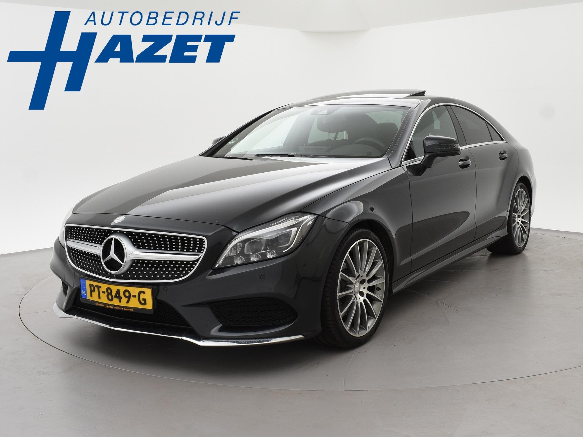 Mercedes-Benz CLS-klasse 220d AUT9 AMG SPORT + SCHUIFDAK | 1, Gebruikt, Euro 6, 4 stoelen, Zwart