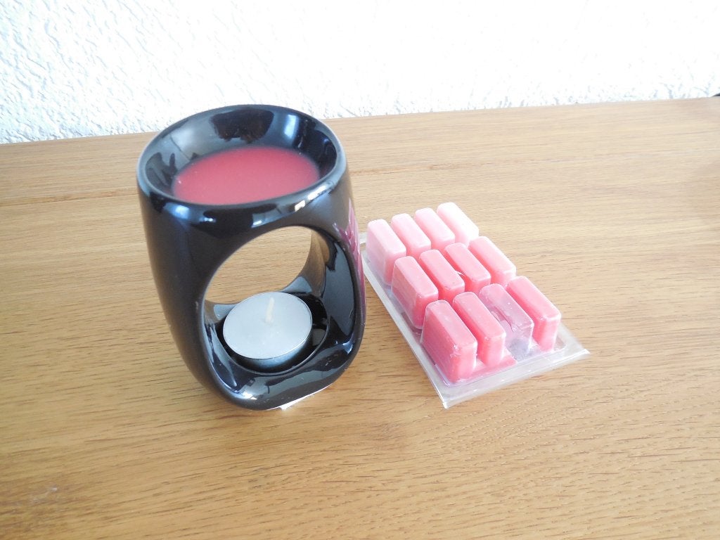 Stenen waxinehouder, Ophalen, Zwart, Waxinelichthouder, Zo goed als nieuw