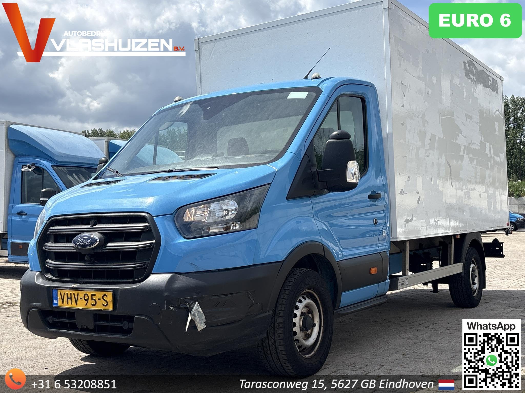 Ford Transit 350 2.0 TDCI L4H1 Trend | Bakwagen | € 7.900,, Voorwielaandrijving, 4 cilinders, 129 pk, Blauw