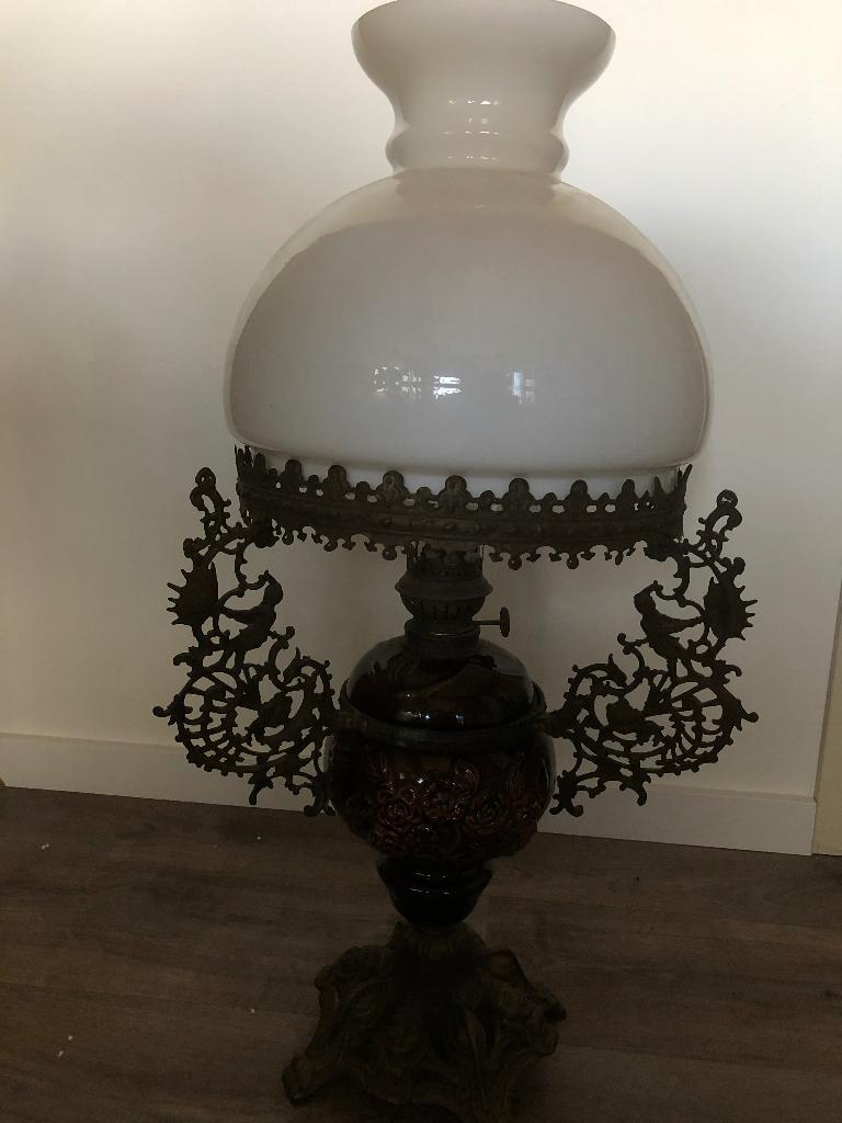 originele staande olielamp, Antiek en Kunst, Antiek | Lampen, Ophalen