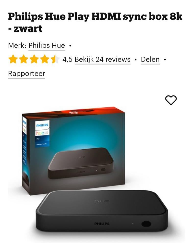 HUE sunc box 8K NIEUW, Ophalen of Verzenden, Nieuw