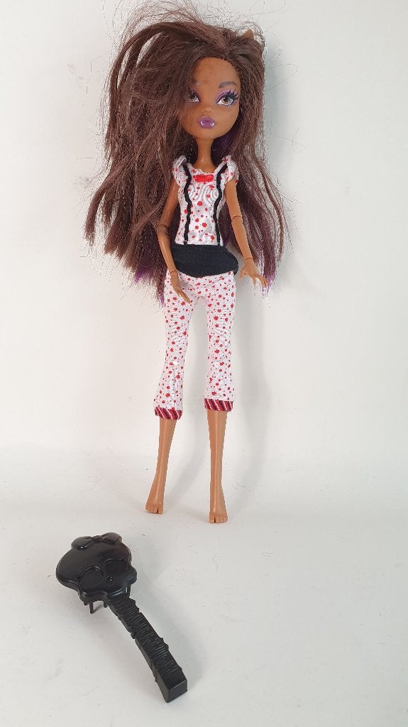 Monster High Clawdeen Wolf Basic of Dead Tired pop. S34, Verzamelen, Poppen, Tweedehands verkoop, Tweedehands verkoop, Gebruikt