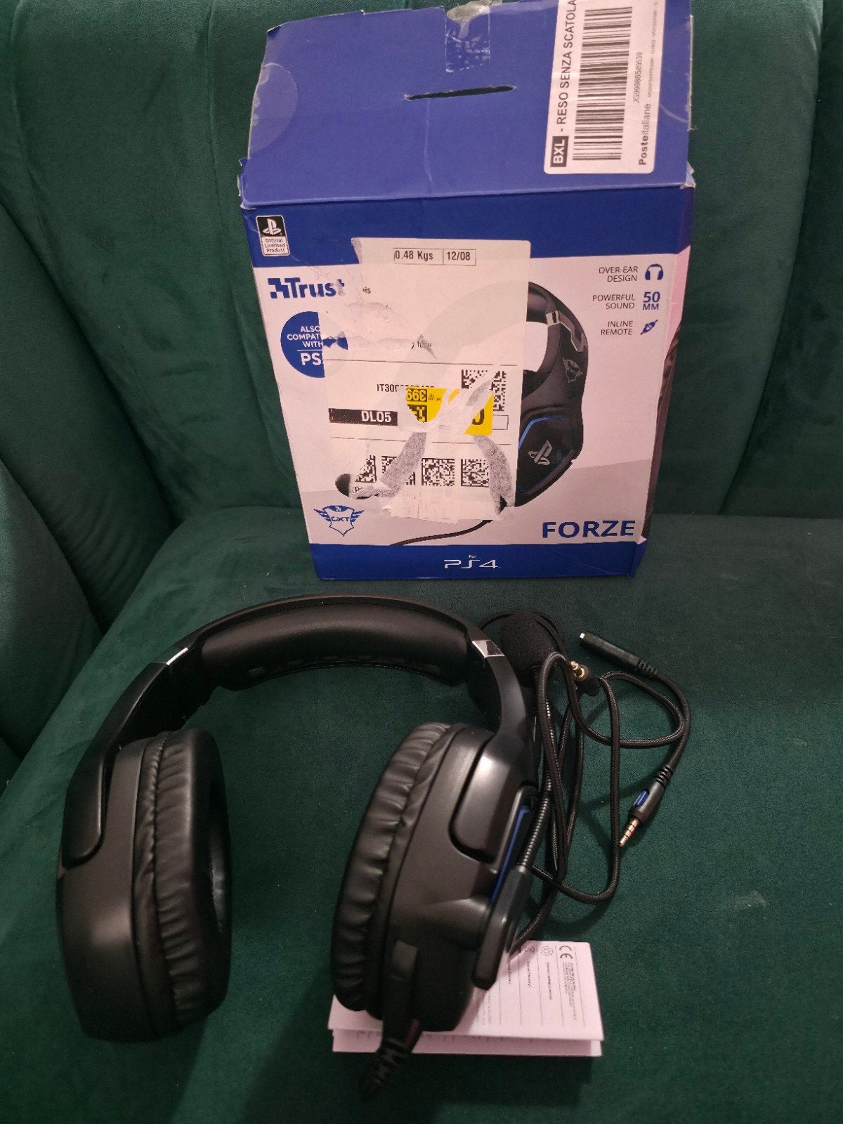 Trust GXT 488 Forze Gaming Headset (Officieel PS4) - Nieuw, Computers en Software, Ophalen, Gaming headset, Nieuw