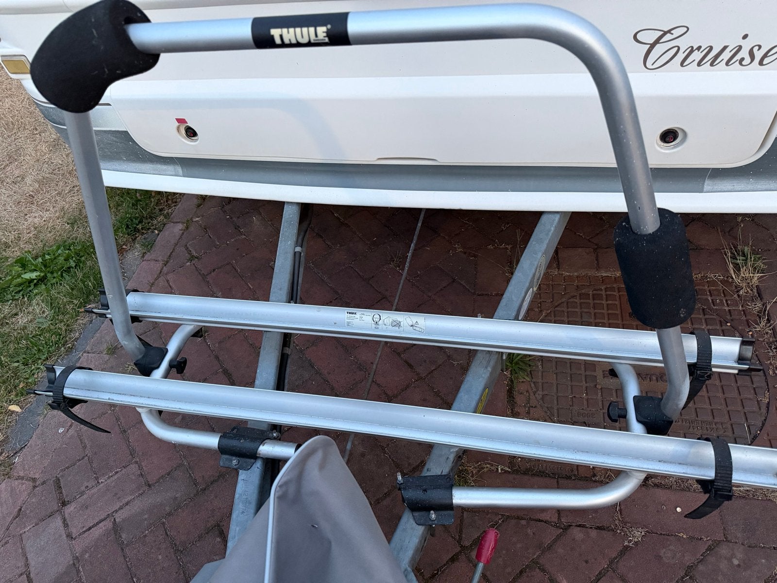 Thule Caravan Light fietsendrager voor 2 fietsen, Ophalen of Verzenden, 2 fietsen, Gebruikt, Trekhaakdrager
