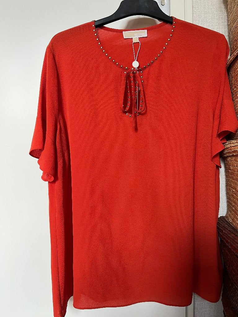 Michael Kors nieuwe blouse XXL studs met gratis verzending, Verzenden, Maat 46/48 (XL) of groter, Nieuw, Overige kleuren