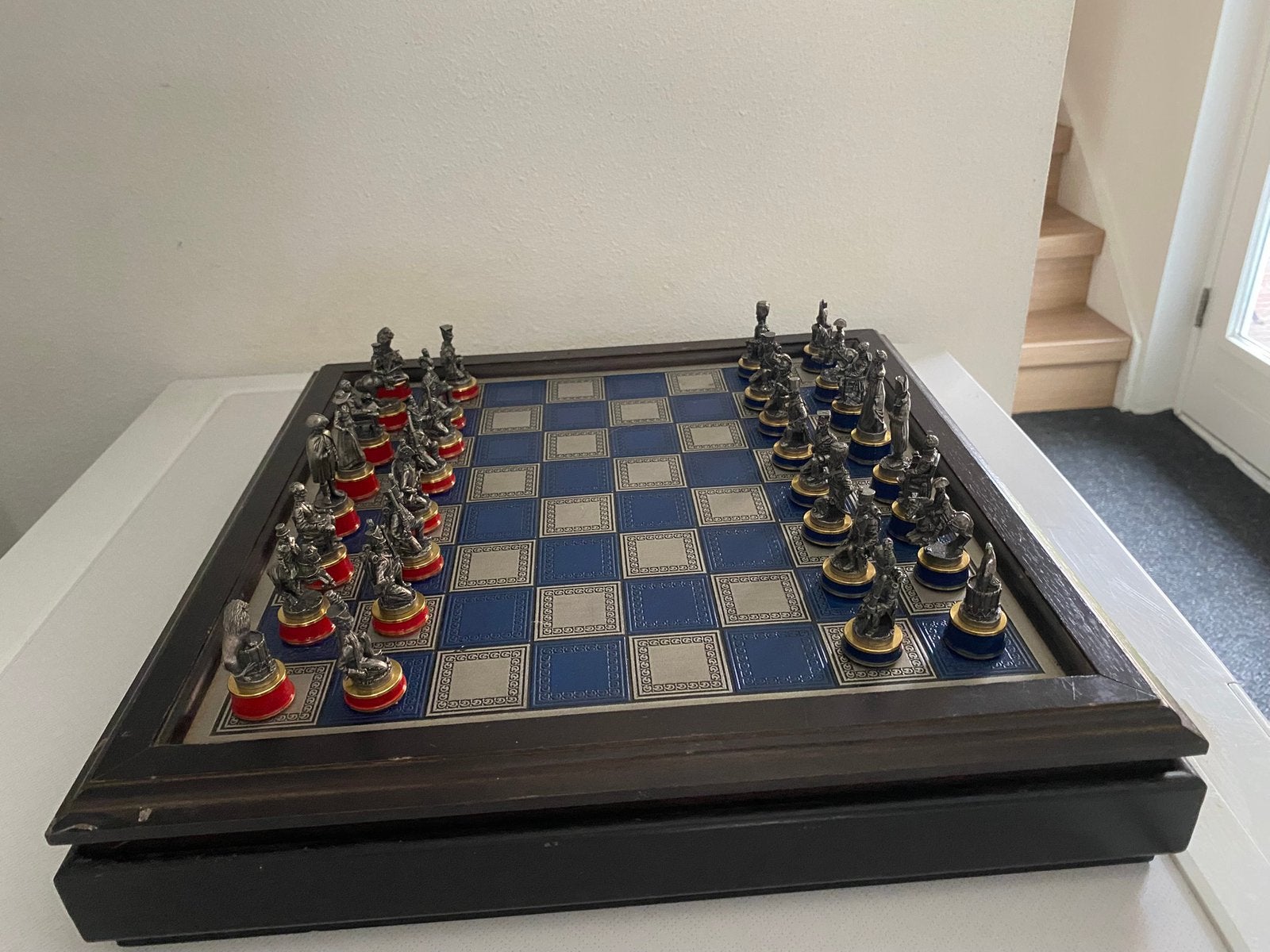 Schaakspel napolron, Hobby en Vrije tijd, Gezelschapsspellen | Bordspellen, Ophalen of Verzenden, Zo goed als nieuw