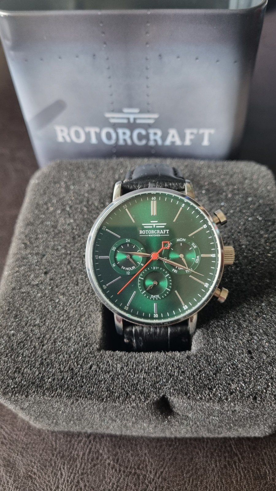 Rotorcraft Limited Edition RC1502 Heren Horloge, Overige merken, Leer, Polshorloge, Ophalen of Verzenden