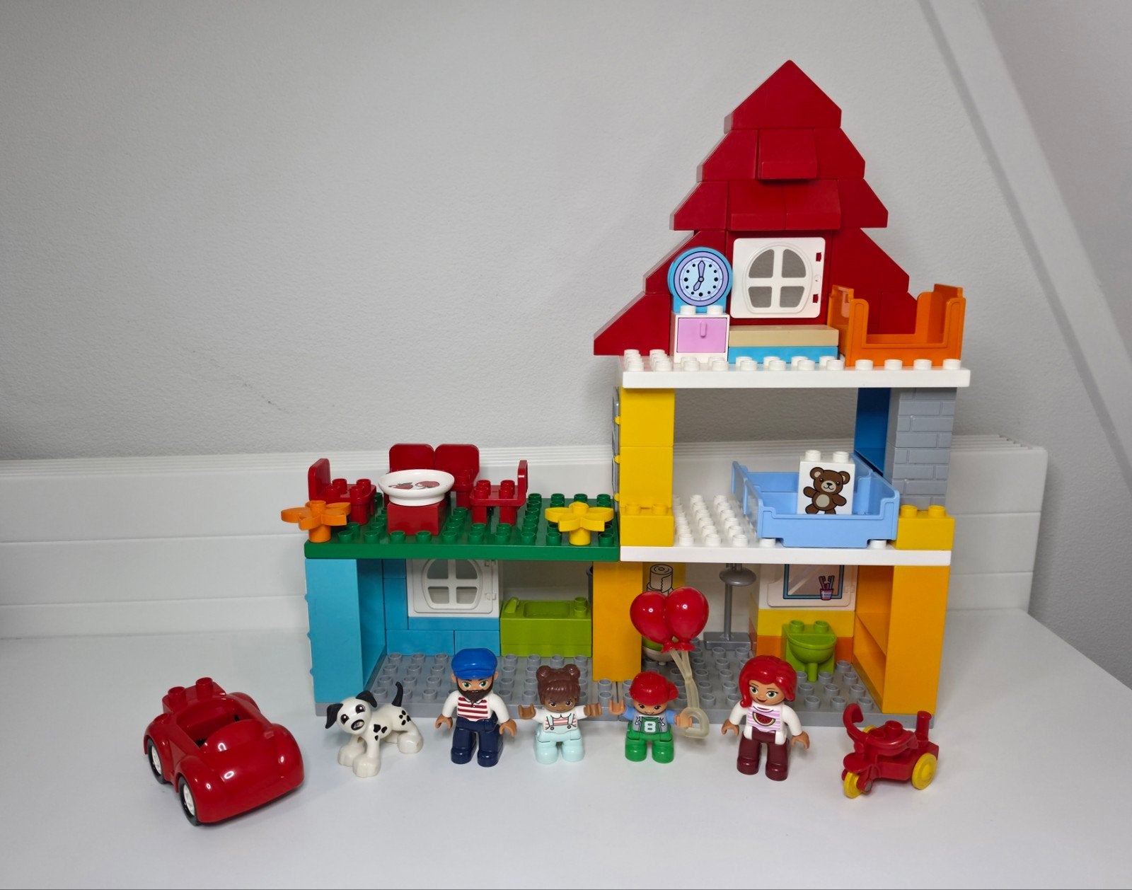 LEGO Duplo Compleet familie huis incl. accessoires en auto