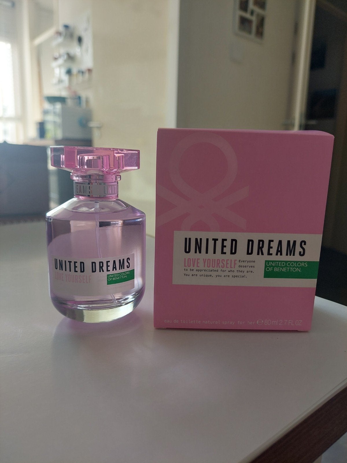 Benetton United Dreams Love Yourself Eau de Toilette 80ml, Verzenden, Zo goed als nieuw