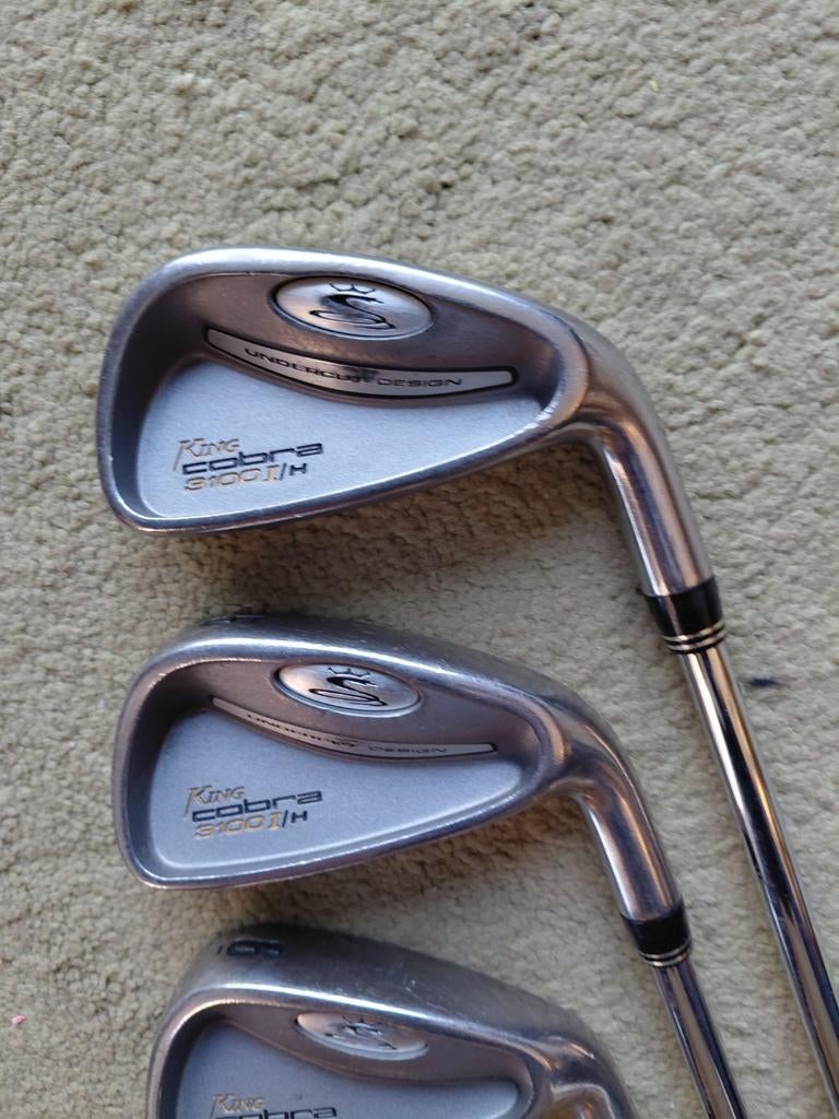 King Cobra 3100 I/H Golfset incl driver en fairwaywood 5, Ophalen of Verzenden, Gebruikt, Club, Overige merken